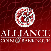 Almonte website for Alliance Coin & Banknote